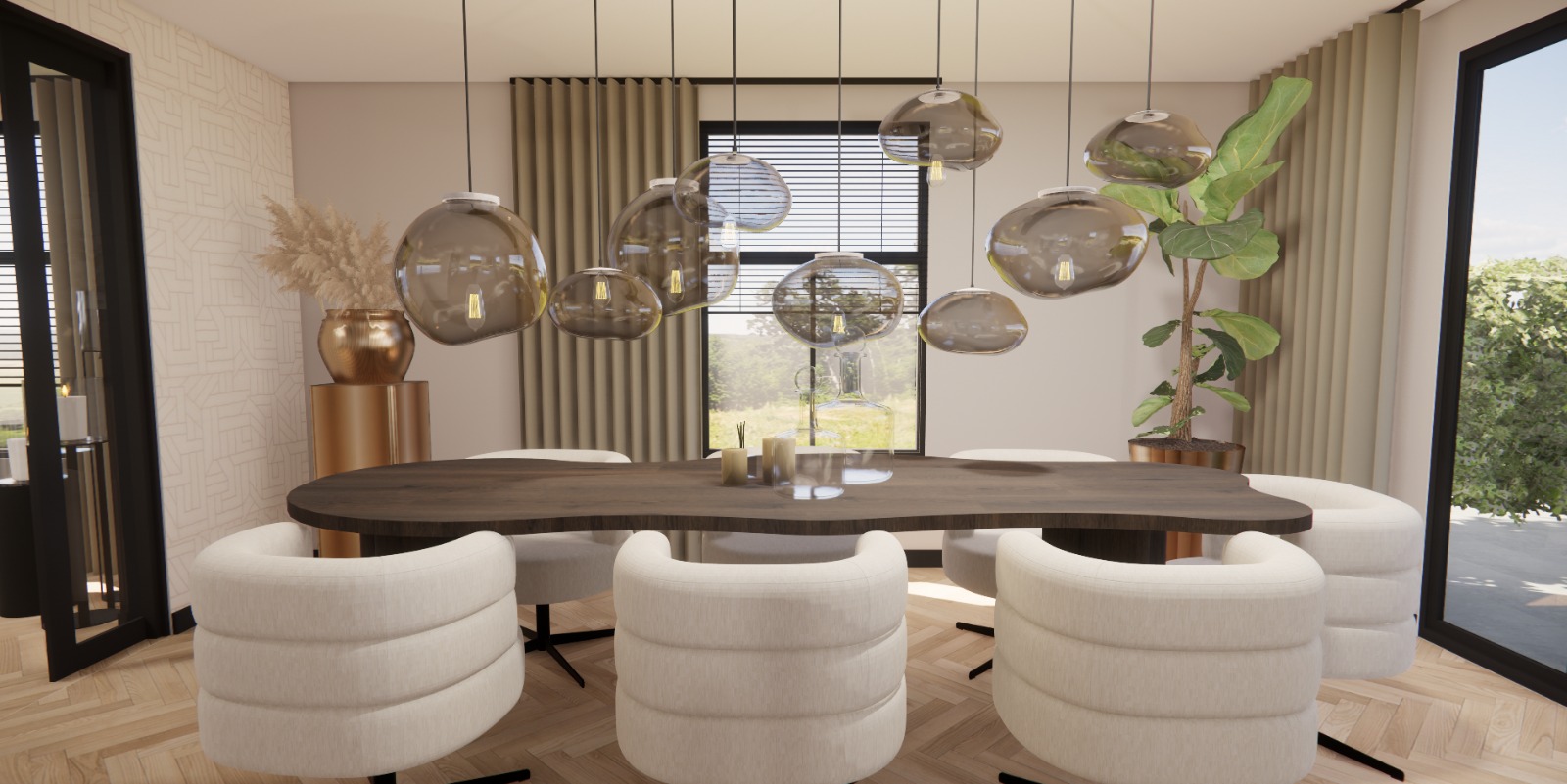 3d ontwerp interieur stylist