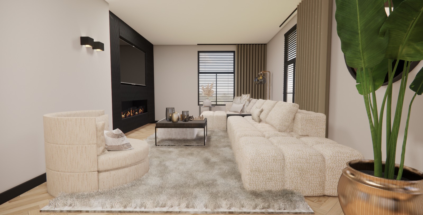 3d ontwerp interieur stylist