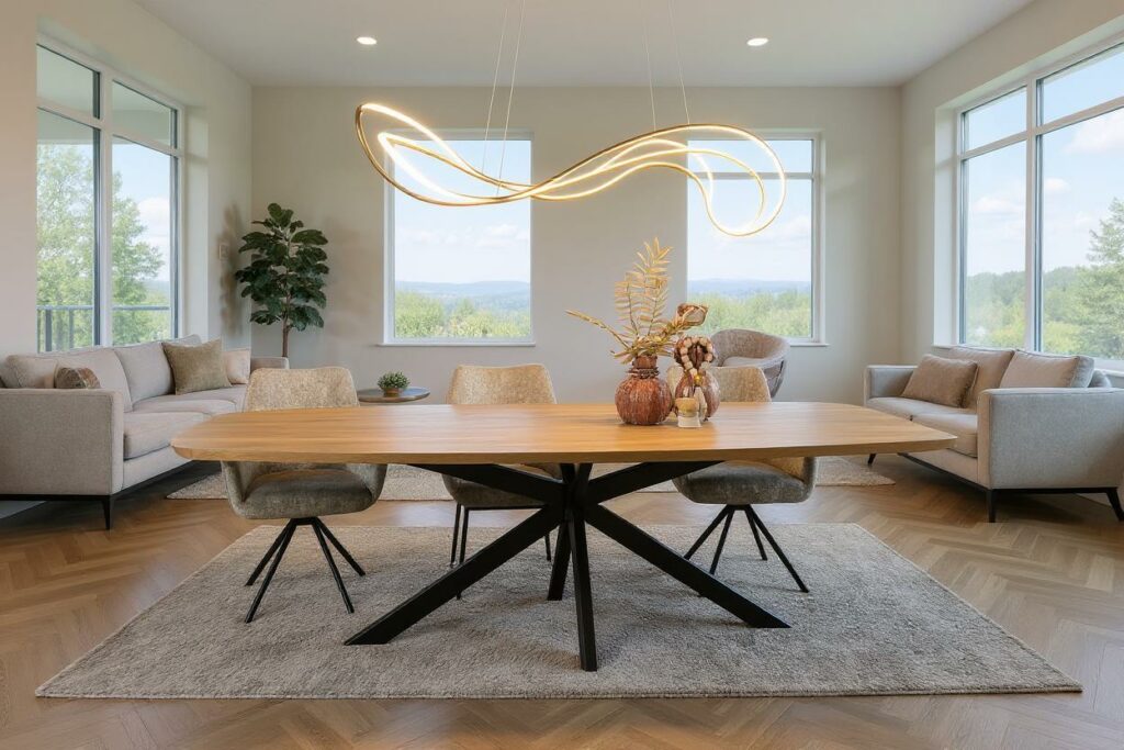 Welke eettafel past het beste bij een Scandinavische inrichting?