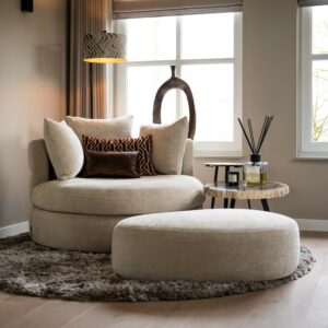 beige fauteuil